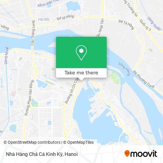 Nhà Hàng Chả Cá Kinh Kỳ map