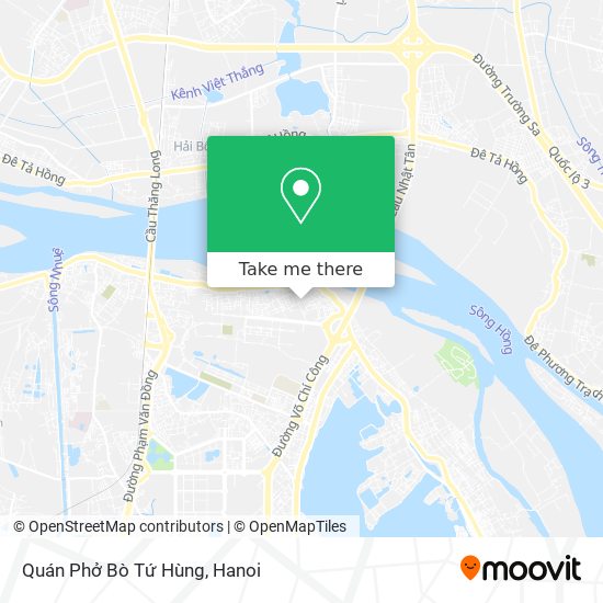 Quán Phở Bò Tứ Hùng map