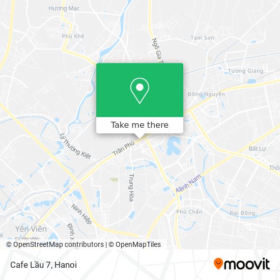 Cafe Lầu 7 map