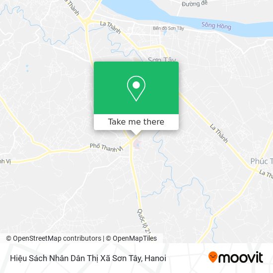 Hiệu Sách Nhân Dân Thị Xã Sơn Tây map