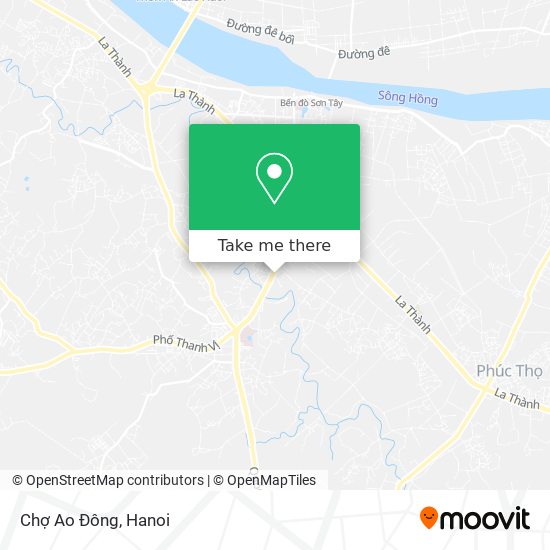 Chợ Ao Đông map
