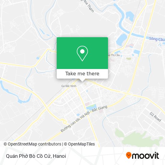 Quán Phở Bò Cồ Cử map