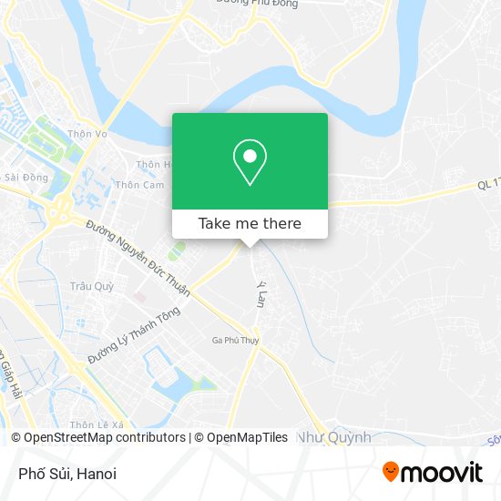 Phố Sủi map