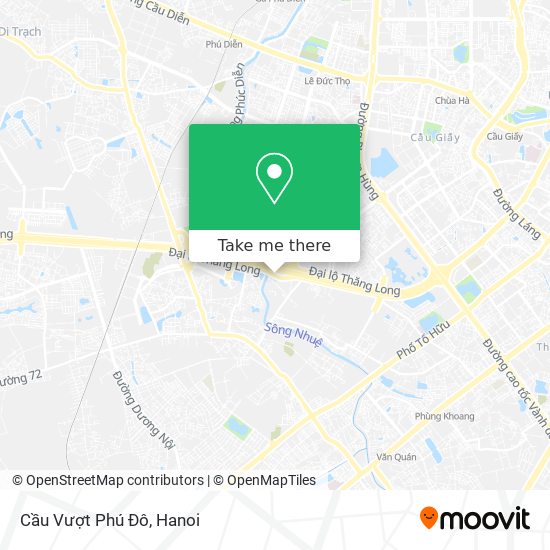 Cầu Vượt Phú Đô map