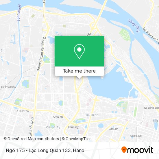 Ngõ 175 - Lạc Long Quân 133 map