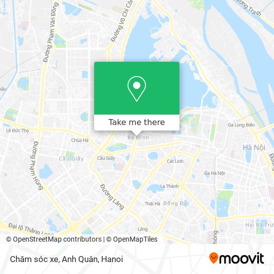 Chăm sóc xe, Anh Quân map