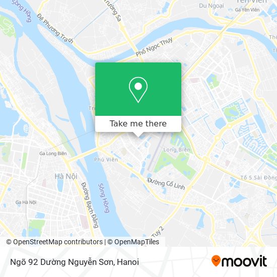 Ngõ 92 Dường Nguyễn Sơn map