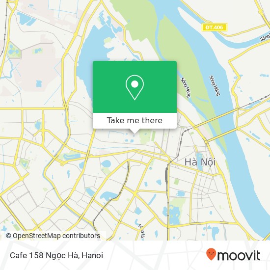 Cafe 158 Ngọc Hà map