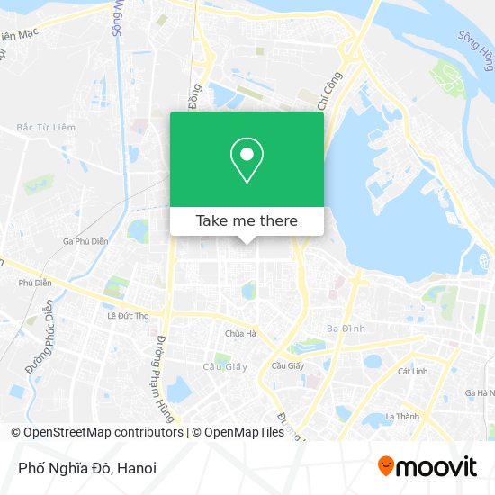 Phố Nghĩa Đô map
