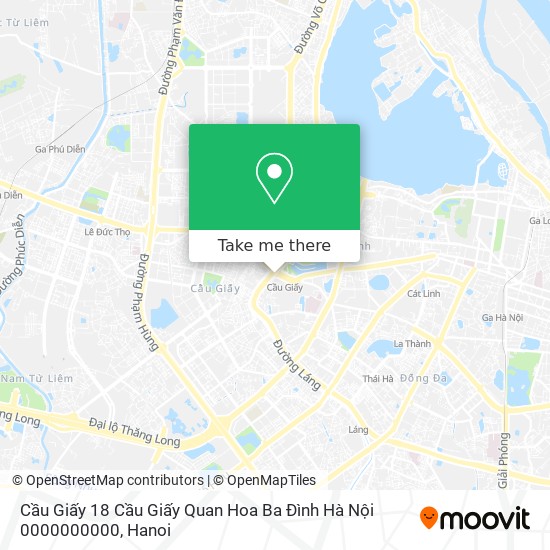 Cầu Giấy 18 Cầu Giấy Quan Hoa Ba Đình Hà Nội 0000000000 map