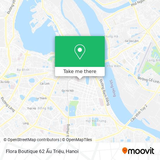 Flora Boutique 62 Ấu Triệu map