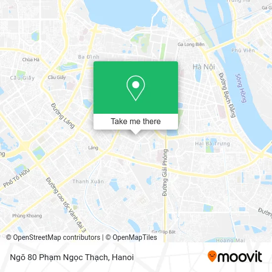 Ngõ 80 Phạm Ngọc Thạch map