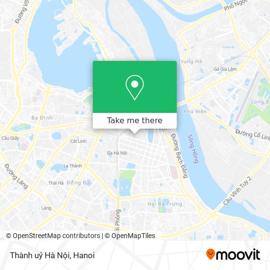 Thành uỷ Hà Nội map