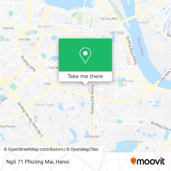 Ngõ 71 Phương Mai map