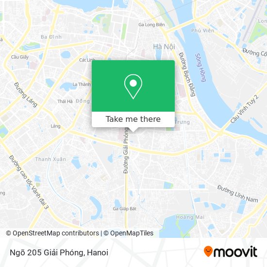 Ngõ 205 Giải Phóng map