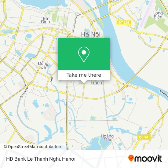 HD Bank Le Thanh Nghi map