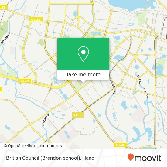 British Council (Brendon school) map