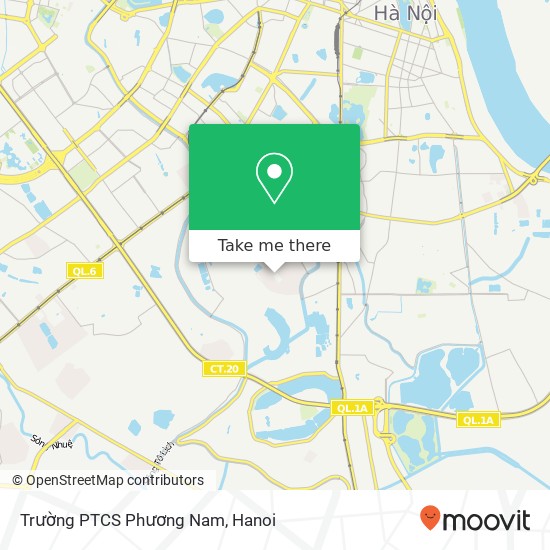 Trường PTCS Phương Nam map