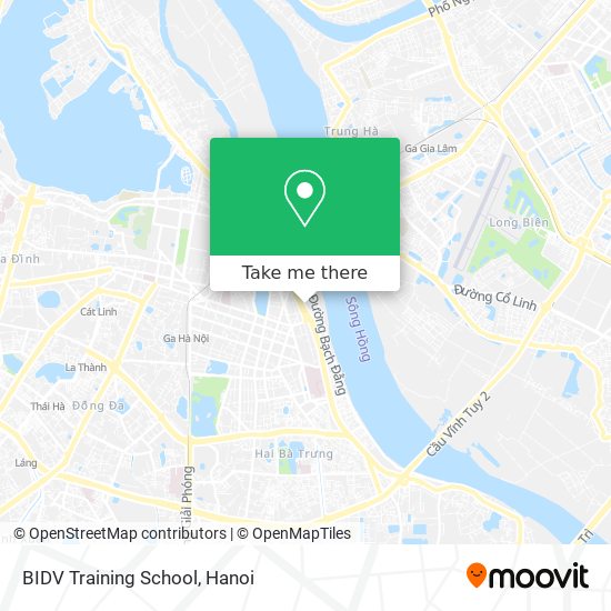 BIDV Training School map