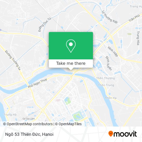 Ngõ 53 Thiên Đức map