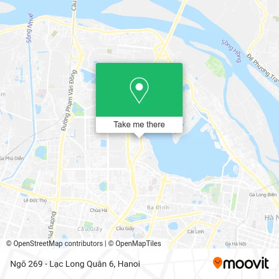 Ngõ 269 - Lạc Long Quân 6 map