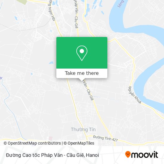 Đường Cao tốc Pháp Vân - Cầu Giẽ map