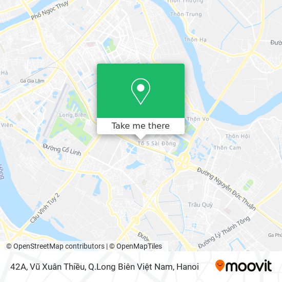 42A, Vũ Xuân Thiều, Q.Long Biên Việt Nam map