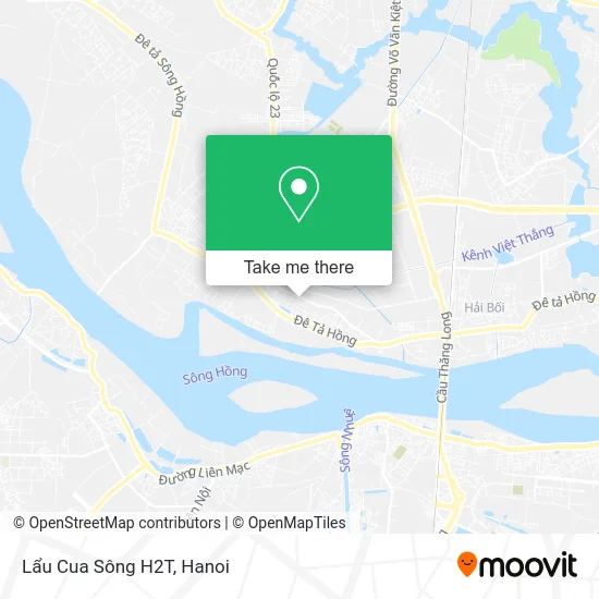 Lẩu Cua Sông H2T map