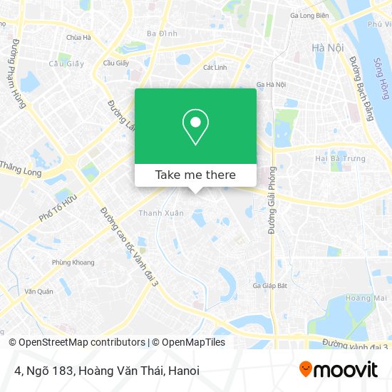 4, Ngõ 183, Hoàng Văn Thái map