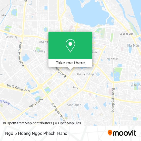 Ngõ 5 Hoàng Ngọc Phách map