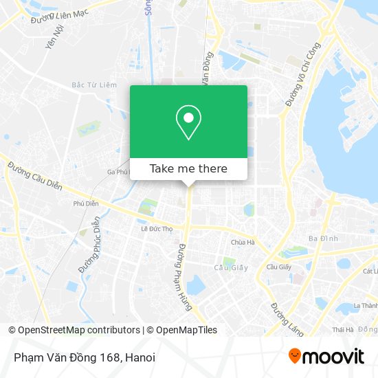 Phạm Văn Đồng 168 map