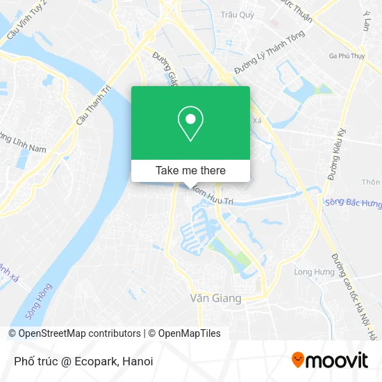 Phố trúc @ Ecopark map