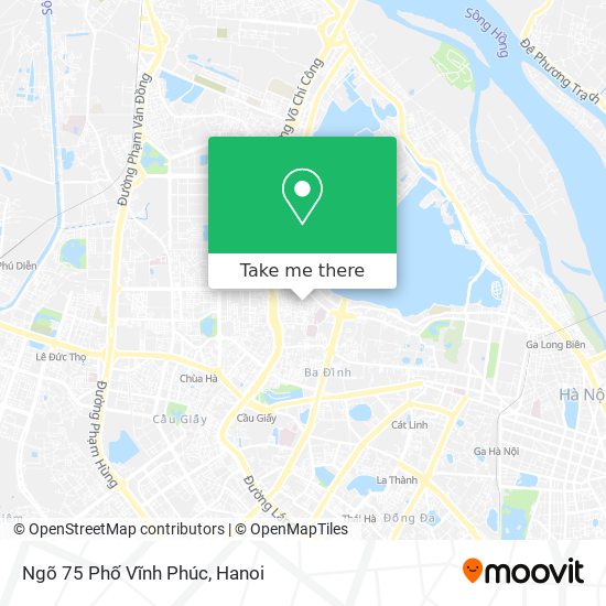 Ngõ 75 Phố Vĩnh Phúc map