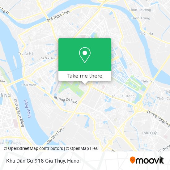 Khu Dân Cư 918 Gia Thụy map