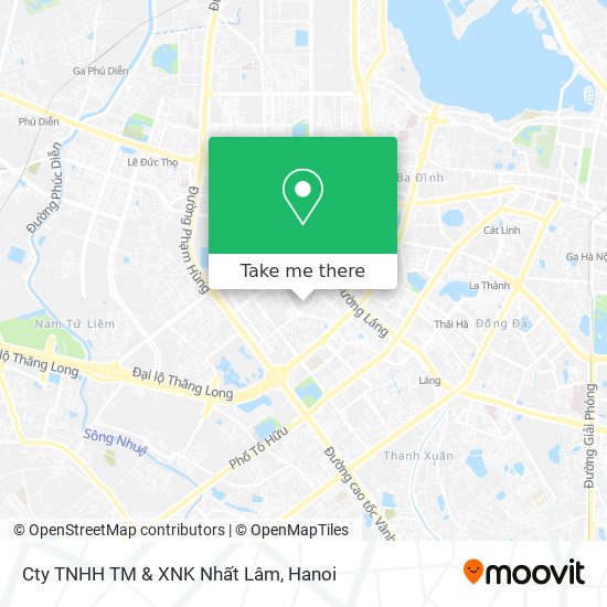 Cty TNHH TM & XNK Nhất Lâm map