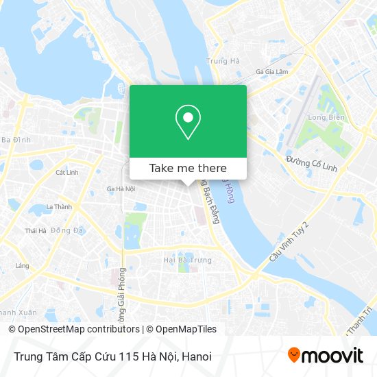 Trung Tâm Cấp Cứu 115 Hà Nội map