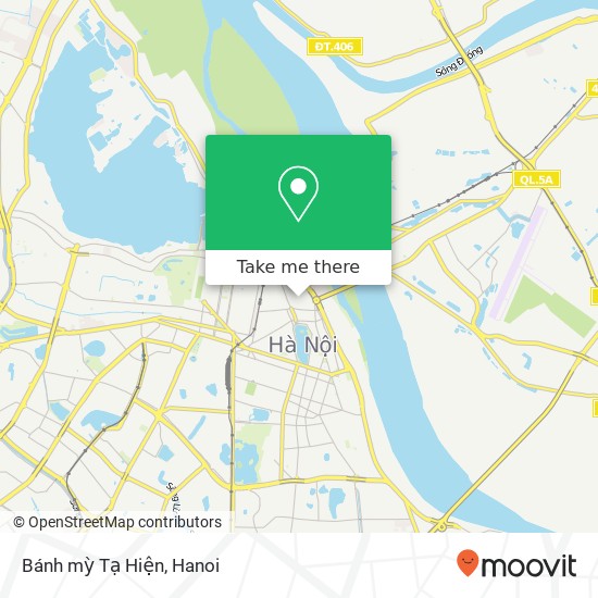 Bánh mỳ Tạ Hiện map