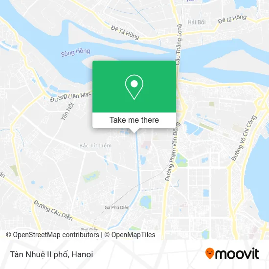 Tân Nhuệ II phố map