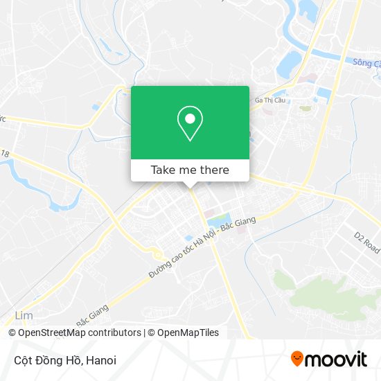 Cột Đồng Hồ map