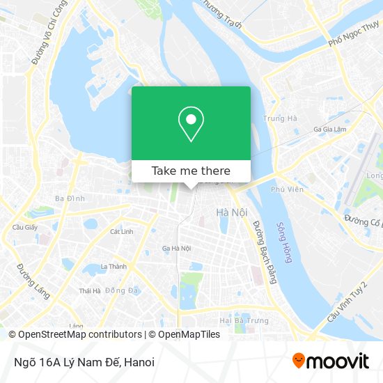 Ngõ 16A Lý Nam Đế map