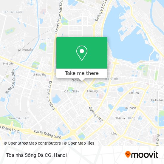 Tòa nhà Sông Đà CG map