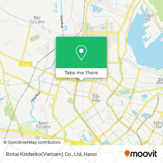 Bintai-Kindenko(Vietnam) Co., Ltd map