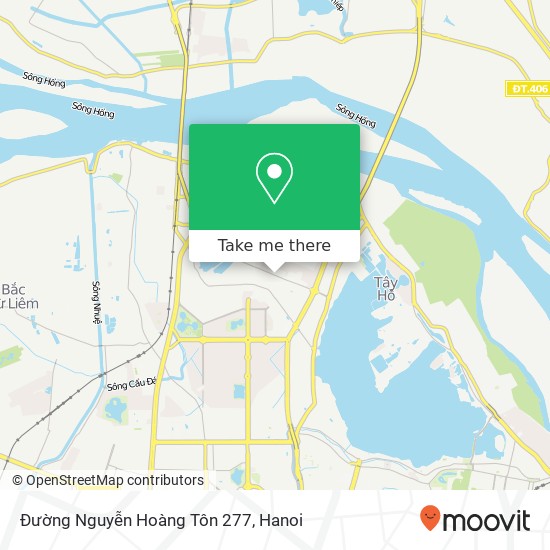 Đường Nguyễn Hoàng Tôn 277 map