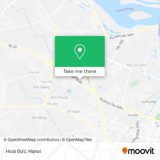 Hoài Đức map
