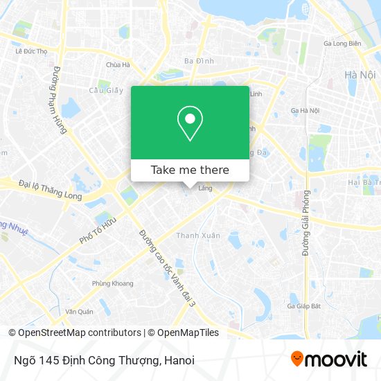 Ngõ 145 Định Công Thượng map