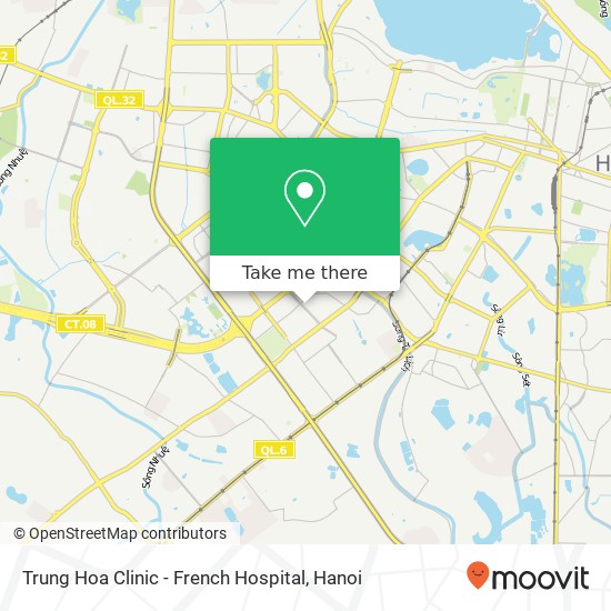 Trung Hoa Clinic - French Hospital map