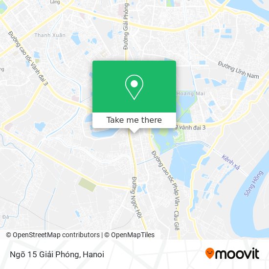 Ngõ 15 Giải Phóng map