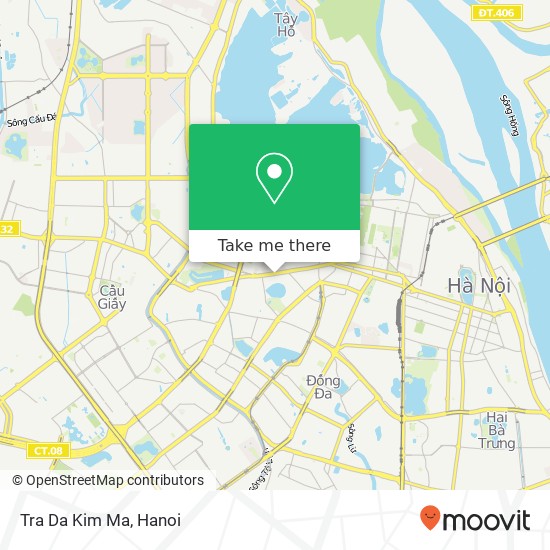 Tra Da Kim Ma map