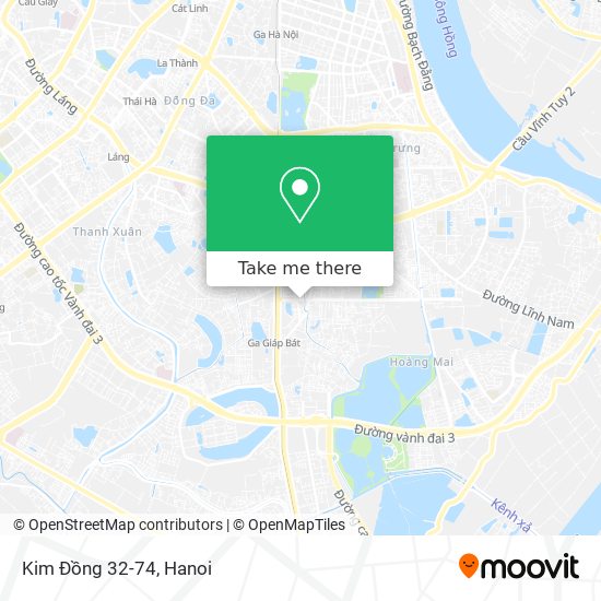 Kim Đồng 32-74 map