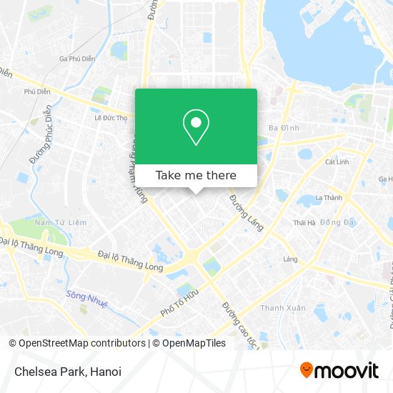 Chelsea Park map